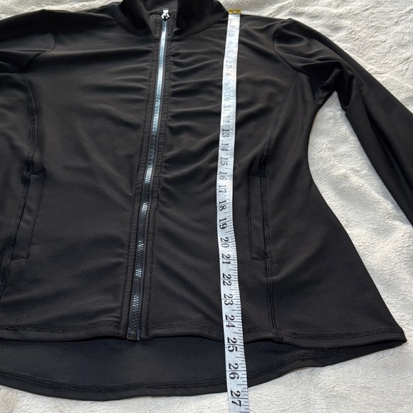 Women's Black Zip-Up Hoodie - Picture 6 of 9